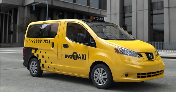 Nissan a t dsign pour fournir le futur taxi de New-York, dans le cadre du projet Taxi of Tomorro...