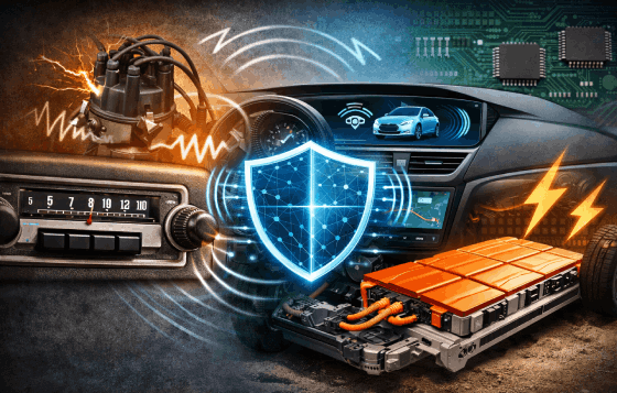 L�histoire du blindage �lectromagn�tique et de la CEM dans l�automobile