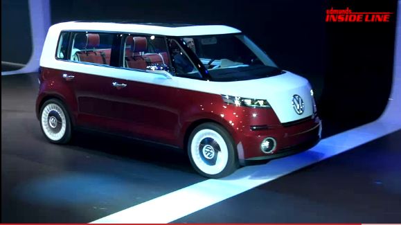 Microbus pour un monospace, au salon de Genève, Volkswagen nous présentait de nouveaux modèles de pr...