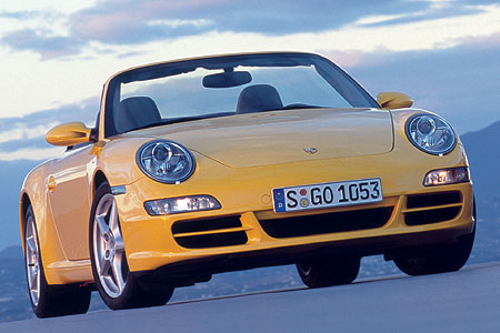 Porsche 911 cabriolet (type 997)
293 km/h !