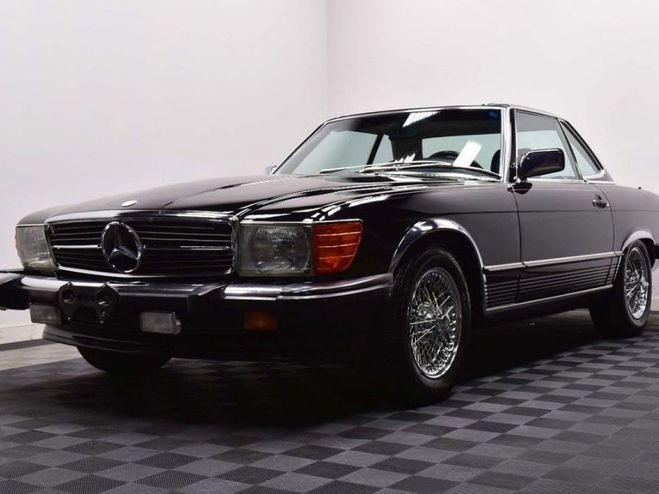 Mercedes 560 SL 80000km Origine Certifie 3 Eme Main E Noire de 1986