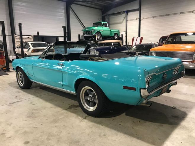 Ford Mustang CABRIOLET BLEU TURQUOISE de 1968