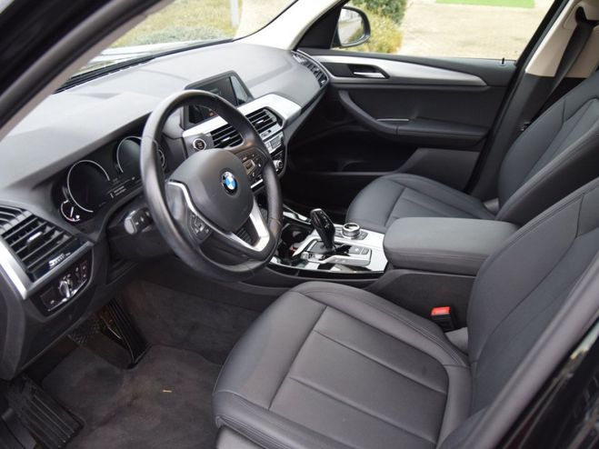 BMW X3 X-DRIVE 20 dA CORPORATE 190PK 4x4 NOIR de 2018
