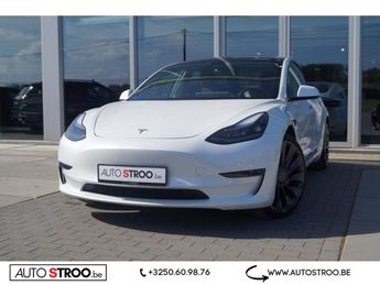  Voir détails -Tesla Model 3 AWD PERFORMANCE Autopilot PANO 360Cam à Moerkerke (83)
