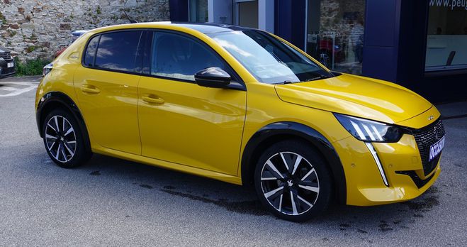 Peugeot 208 1.2 PURETECH 130CH S&S GT LINE EAT8 7CV JAUNE de 2020