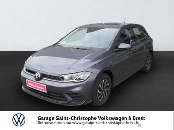  Voir détails -Volkswagen Polo 1.0 TSI 95ch Life Plus à Brest (29)