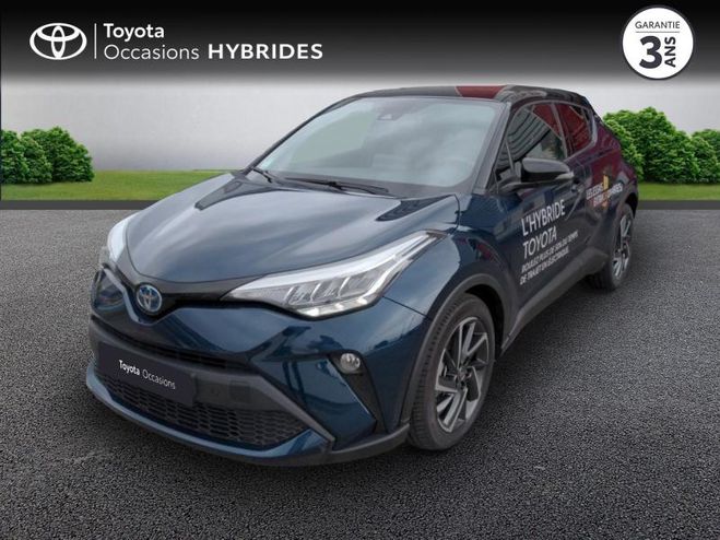 Toyota C HR 1.8 Hybride 122ch Design Ultimate E-CVT Bleu Persan mtallis bi-ton de 2023