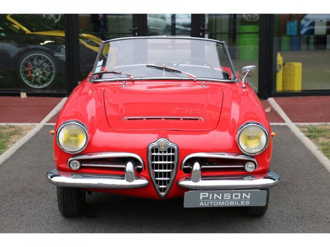 Alfa romeo Giulia Gulia Spyder 1600 Rouge de 1964