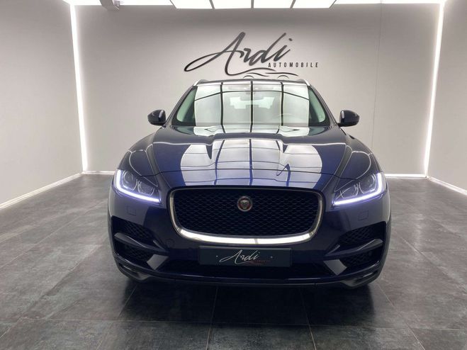 Jaguar F Pace 2.0 D TVA TOIT PANORAMIQUE CAMERA AR GAR Bleu de 2017