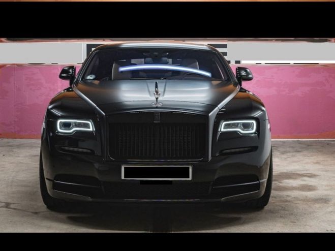 Rolls royce Silver Wraith V12 632ch Black Badge /01/2017/ 21.200KM noir mtal de 2000