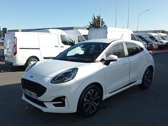 Ford Puma 1.0 EcoBoost 125ch mHEV ST-Line 6cv Blanc Glacier de 2021