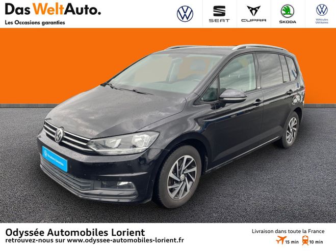 Volkswagen Touran 1.6 TDI 115ch FAP Connect 7 places Euro6 Noir Intense Nacrée de 2019