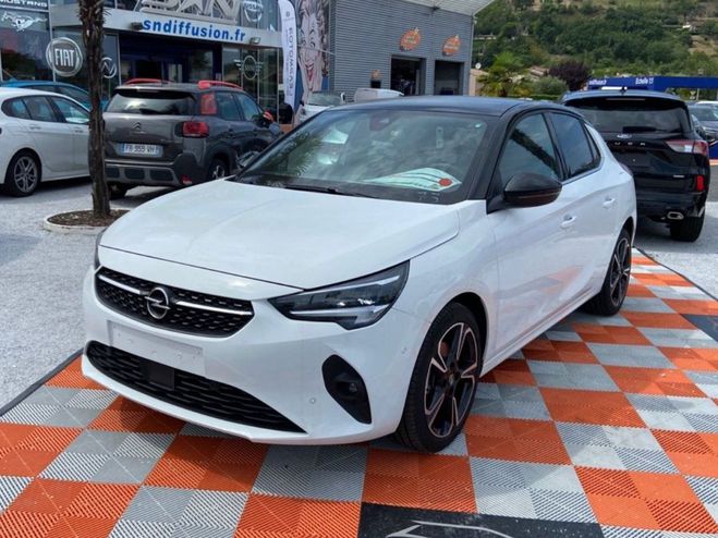 Opel Corsa 1.2 TURBO 100 BV6 PACK SPORT Toit Pano J Blanc de 2022