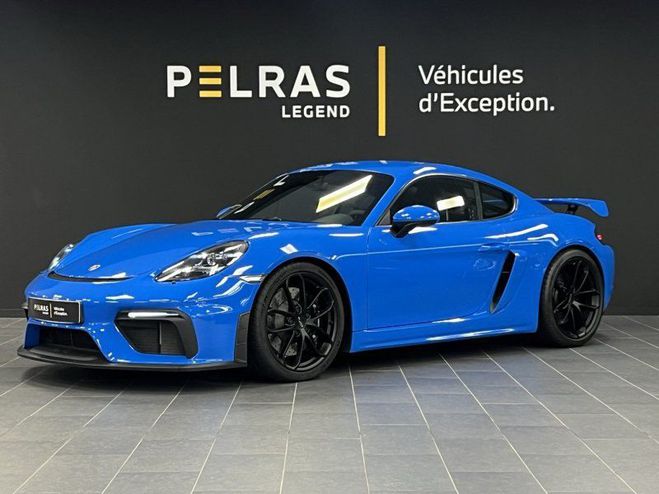 Porsche 718 Cayman 4.0 420ch GT4 PDK Bleu Requin de 2021