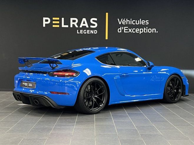 Porsche 718 Cayman 4.0 420ch GT4 PDK Bleu Requin de 2021