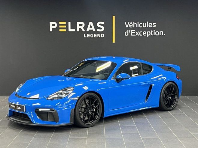 Porsche 718 Cayman 4.0 420ch GT4 PDK Bleu Requin de 2021