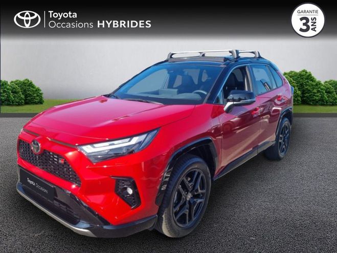 Toyota RAV 4 2.5 Hybride 222ch GR Sport AWD-i MY24 Rouge Intense/Toit Noir Attit de 2023