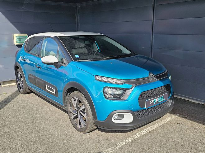 Citroen C3 1.2 PureTech 110 Shine EAT6 Spring Blue (M) - Blanc Opale de 2022