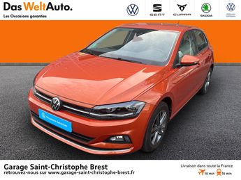  Voir détails -Volkswagen Polo 1.0 TSI 95ch Carat Euro6d-T à Brest (29)
