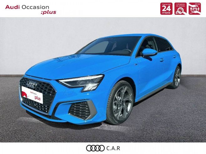 Audi A3 Sportback 35 TFSI 150 S Line Bleu de 2022