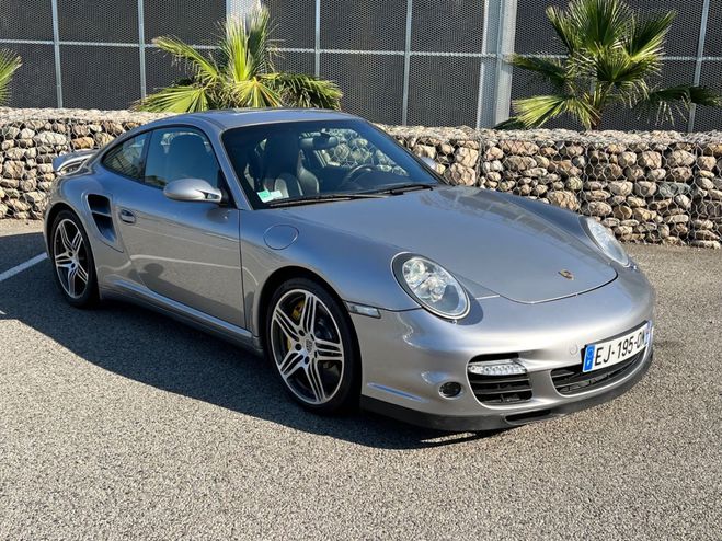 Porsche 911 type 997 PORSCHE 911 (997) 3.6 480 TURBO TIPTRONI Gris Clair Metallise de 2007