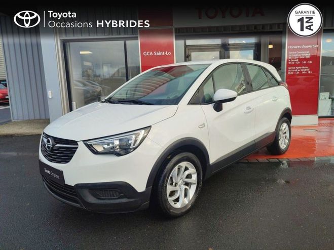Opel Crossland X 1.2 83ch Edition Euro 6d-T Blanc Glacier de 2019