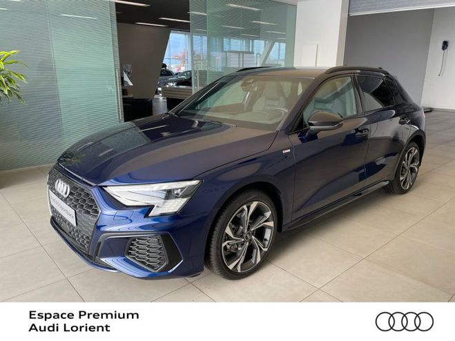 Audi A3 35 TDI 150ch S line S tronic 7 Bleu Navarre mtallis de 2023