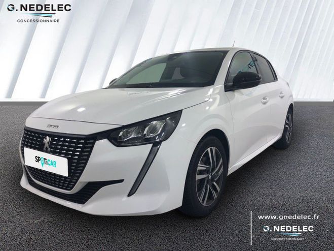 Peugeot 208 1.2 PureTech 100ch S&S Allure 118g Teinte opaque blanc banquise de 2022
