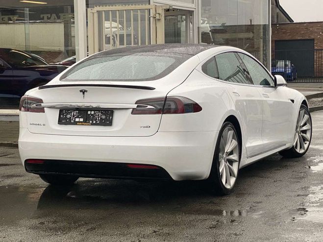 Tesla Model S 75D 525CV DUAL MOTOR AUTO PILOTE TOIT PA Blanc de 