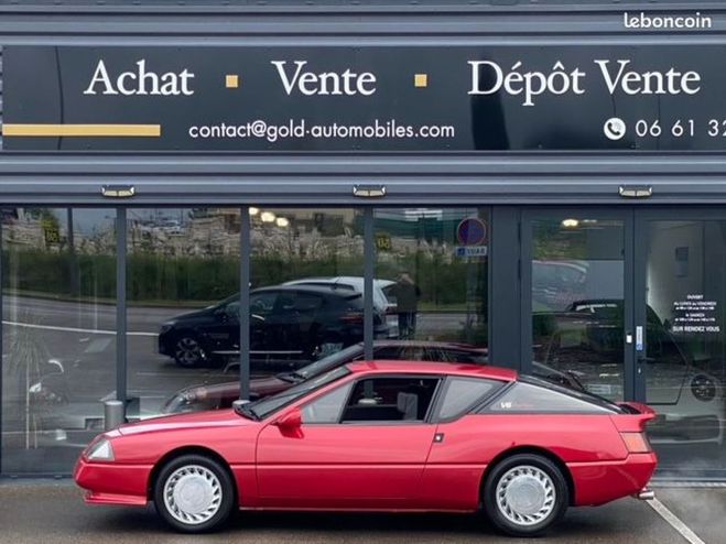Alpine Renault GTA V6 Turbo Mille Miles 200cv N56-100 Rouge Mtalis de 1989