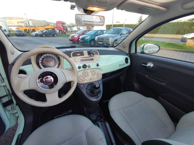 Fiat 500 C II C 1.2 8V 69cv Lounge (Cabriolet, Ra Vert de 2014