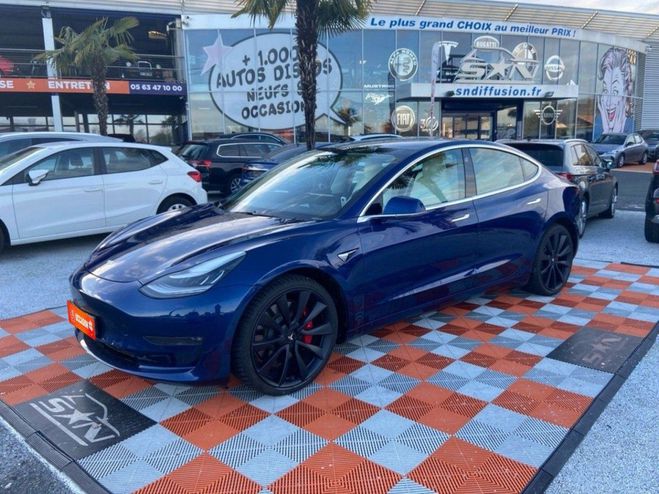 Tesla Model 3 PACK PERFORMANCE Beige Fonc de 2020