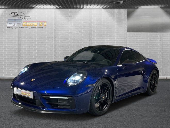 Porsche 911 type 992 carrera gts carbone 480 chevaux Bleu de 2022
