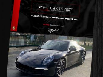  Voir détails -Porsche 911 type 991 bt pdk carrera pack sport à  La Baule-Escoublac (44)