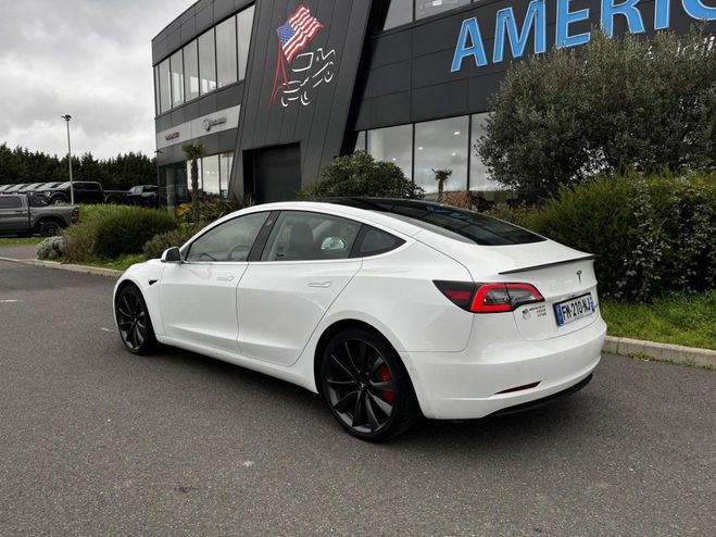 Tesla Model 3 Performance PUP Upgrade Dual Motor AWD Blanc de 2020