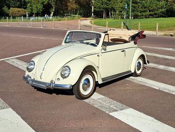  Voir détails -Volkswagen Coccinelle Ovale Cabriolet Karmann à Neuilly-sur-Seine (92)