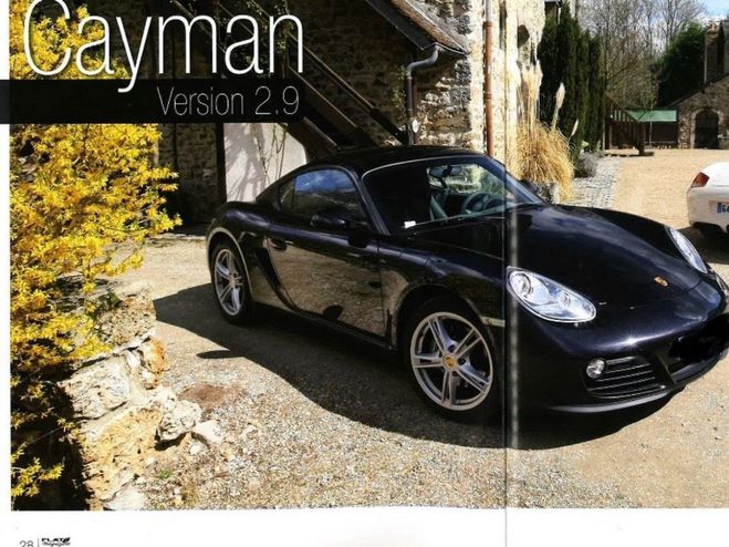 Porsche Cayman 2 bt pdk 2.9 l origine france concession Noir de 2009
