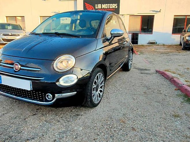 Fiat 500 1.2 1242cm3 69cv Noir de 2017