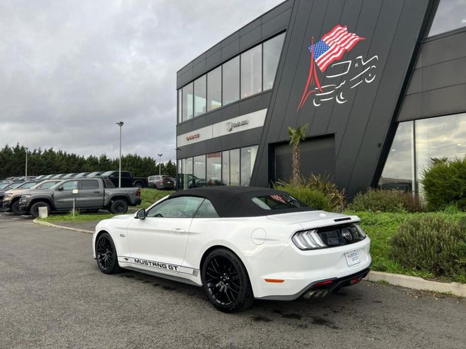 Ford Mustang GT CABRIOLET V8 5.0L Blanc de 2019