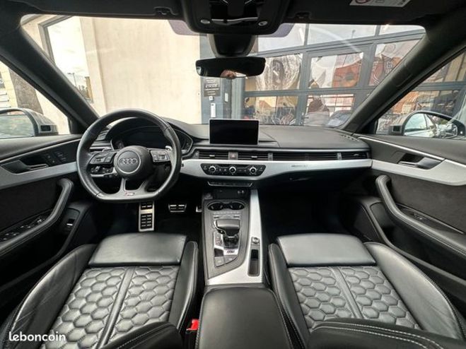 Audi RS4 (B9) V6 TFSI 450ch - 1re main - Histori noir de 2018