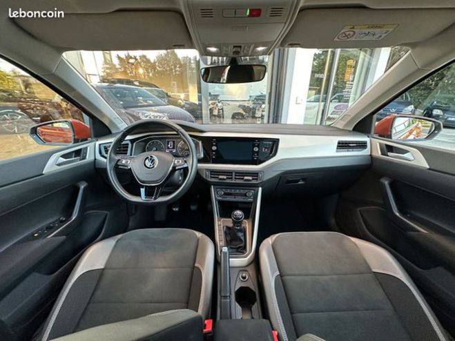 Volkswagen Polo 1.0 TSI 110ch CARAT - Toit ouvrant - 1r ORANGE de 2021
