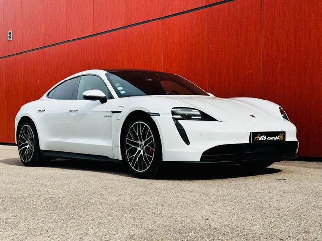 Porsche Taycan 4S Batterie Performante Plus 1Main orig Blanc de 2020