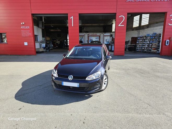 Volkswagen Golf VII 1.6 TDI 110CH BLUEMOTION TECHNOLOGY  Noir de 2016