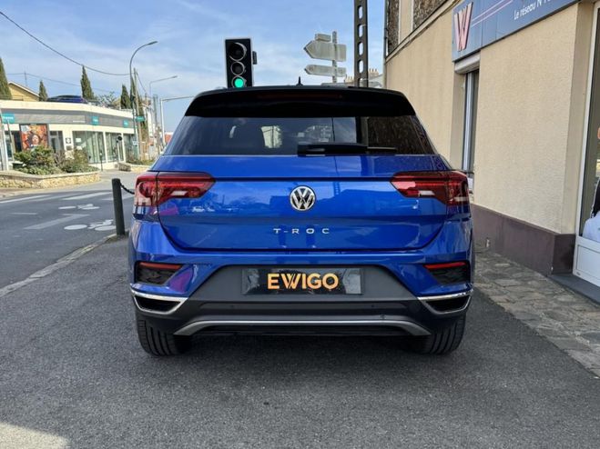 Volkswagen T Roc 1.5 TSI 150Ch EVO CARAT EXCLUSIVE Bleu de 2018