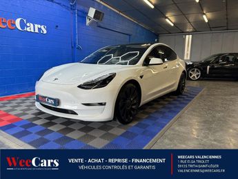  Voir détails -Tesla Model 3 AWD Performance à Trith-Saint-Lger (59)