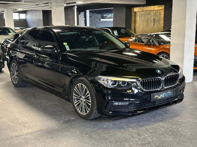 BMW Serie 5 SERIE G30 520d Efficient Dynamics BVA8 S Noir de 2017