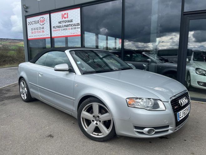 Audi A4 Cabriolet 2.0 TDI 140 DPF S line Gris Clair M�tallis� de 2007