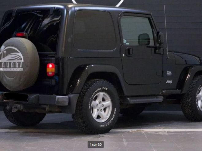 Jeep Wrangler 4.0 Sahara BA Noir de 2004