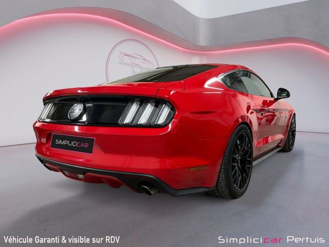 Ford Mustang FASTBACK V8 5.0 421 GT A Rouge de 2016