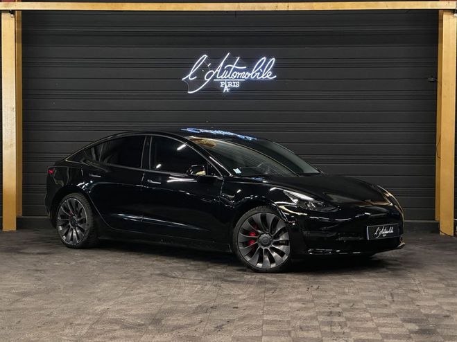 Tesla Model 3 PERFORMANCE DUAL MOTOR AWD MY21 FULL BLA Noir de 2020